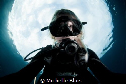 Woman In The Moon by Michelle Blais 